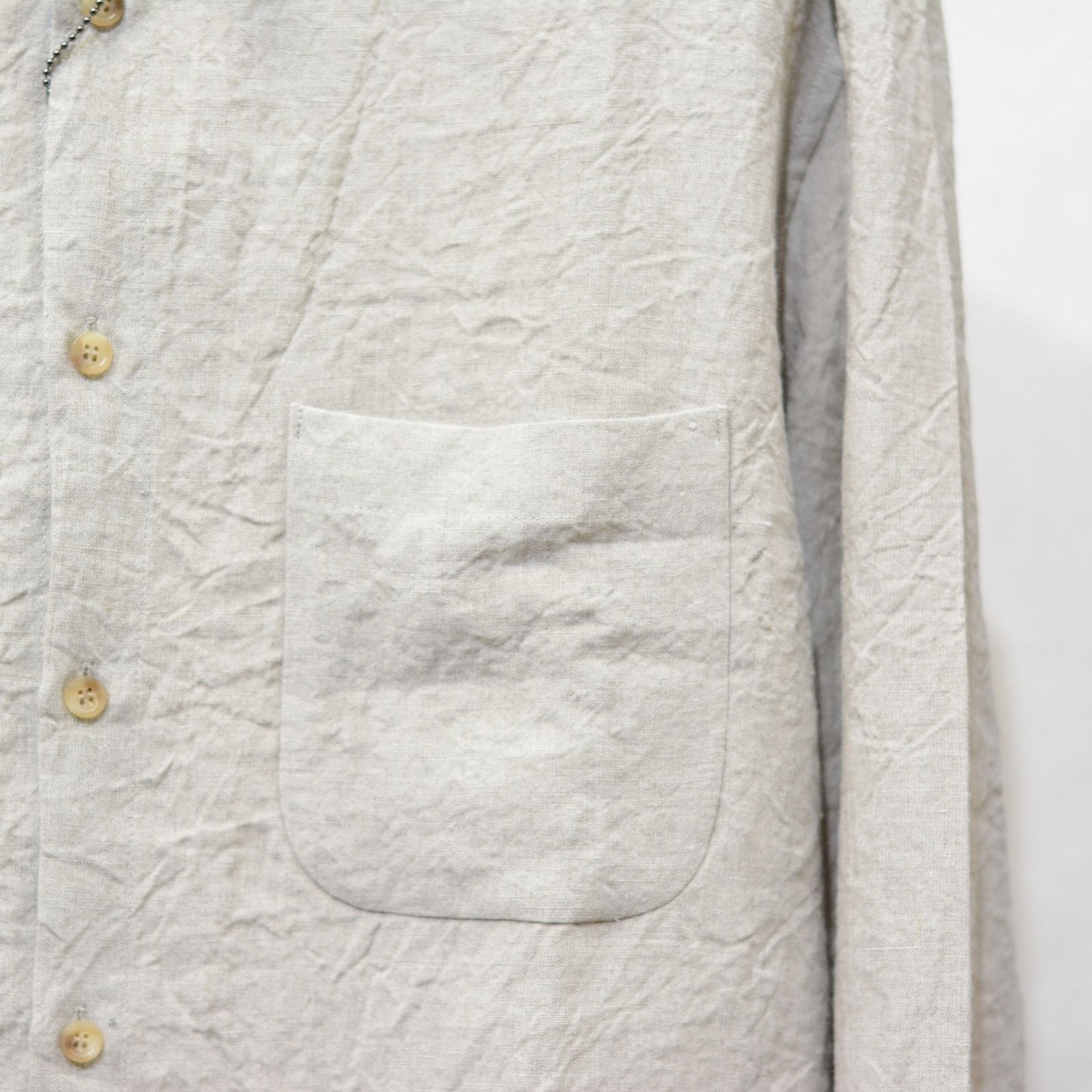 ISAMU KATAYAMA BACKLASH - リネン シャツ | chord online store