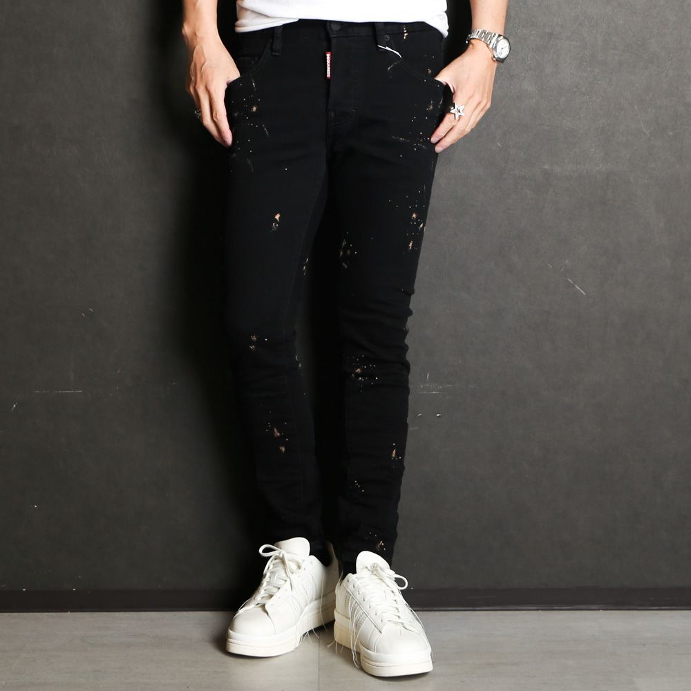 DSQUARED2 - ICON Black Milky Wash Skater Jean / スケーター