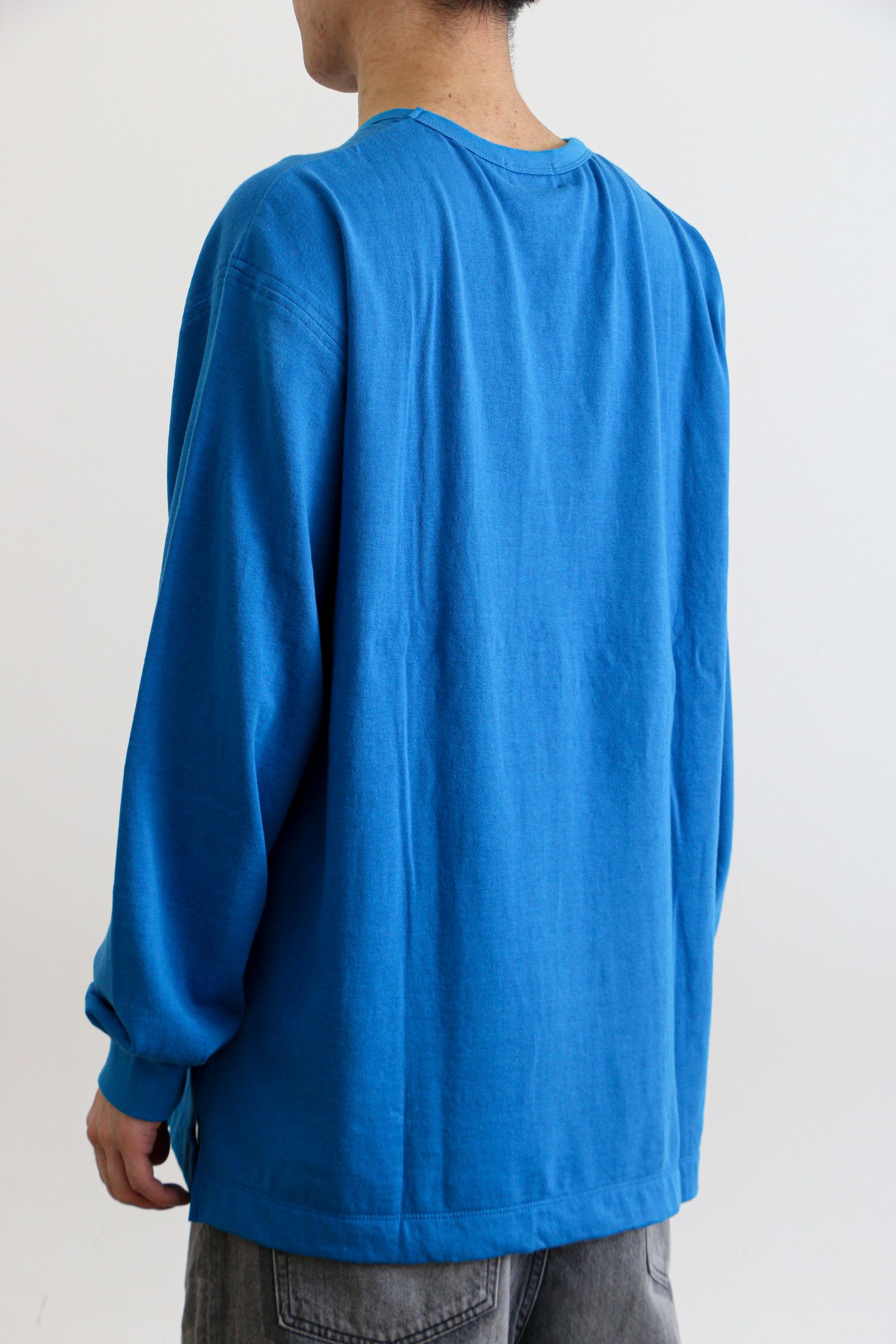 tone - LONG SLEEVE TEE Blue / ロングスリーブTシャツ / ブルー | koko