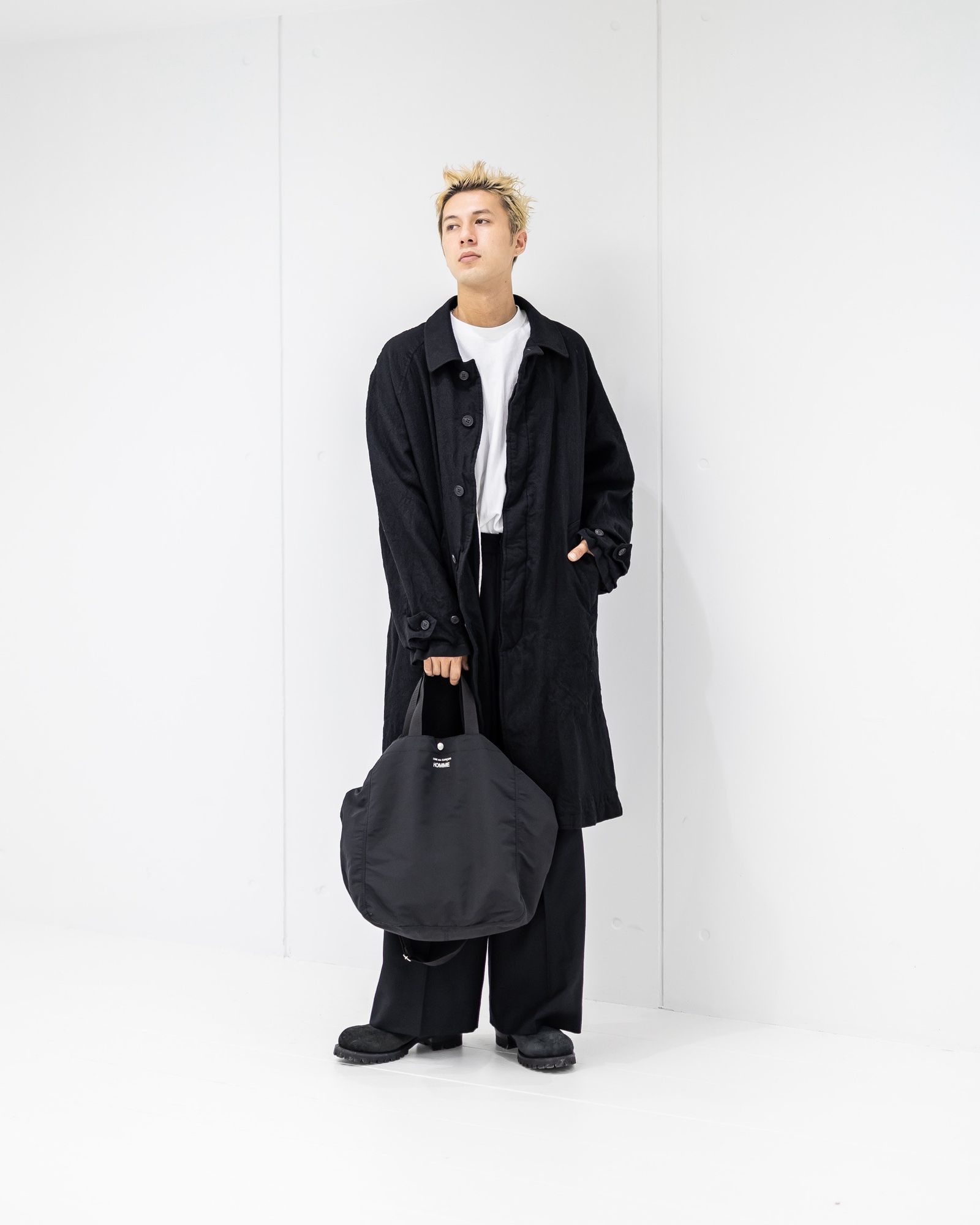 COMME des GARCONS HOMME ウールサージ製品縮絨コート 10月3日(金)新作