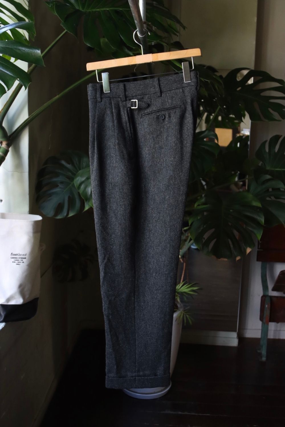 A.PRESSE - アプレッセ Tweed Two Tack Trousers(22AAP-04-11H