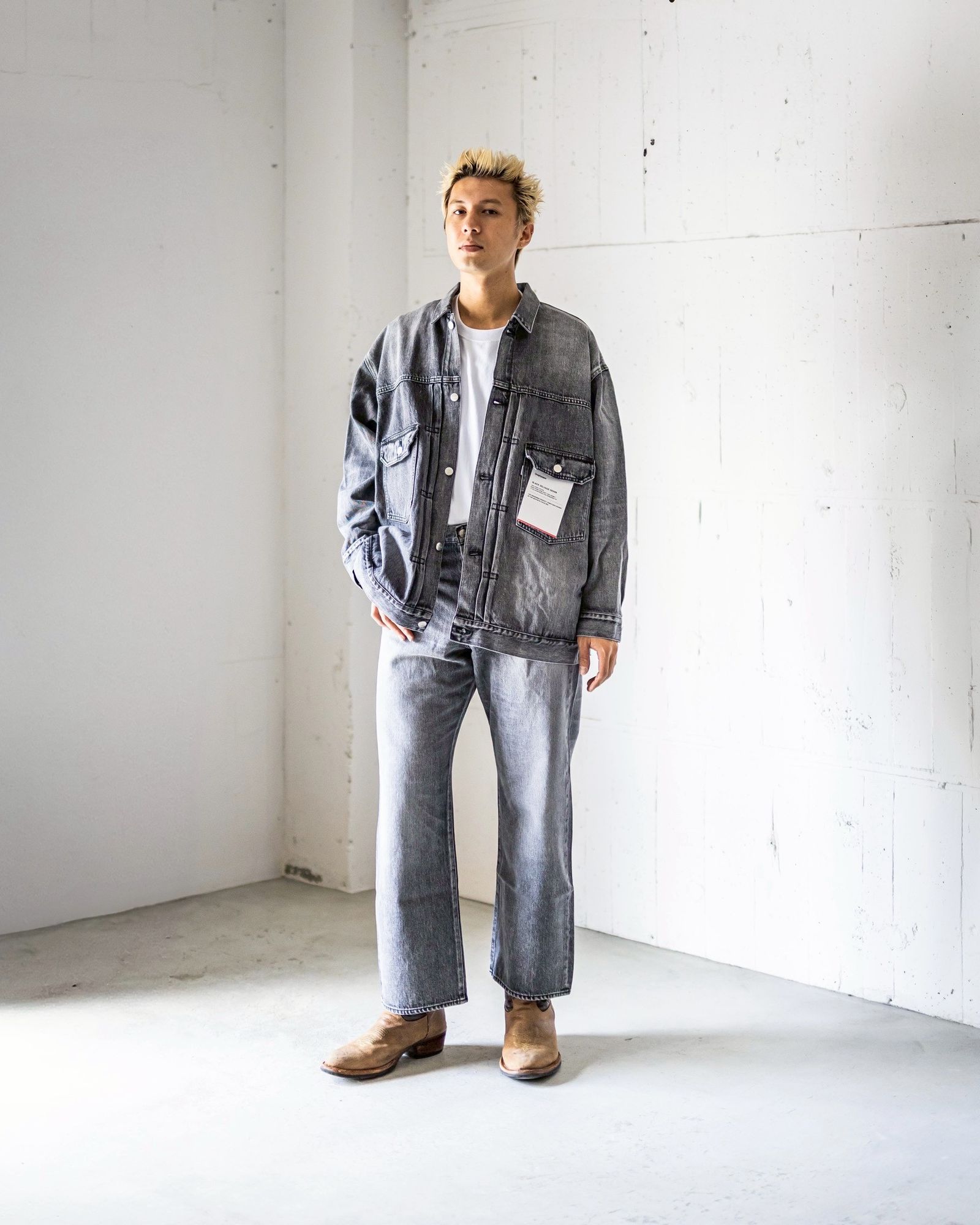 Graphpaper - グラフペーパー Selvage Denim Jacket(GU261-20054LB