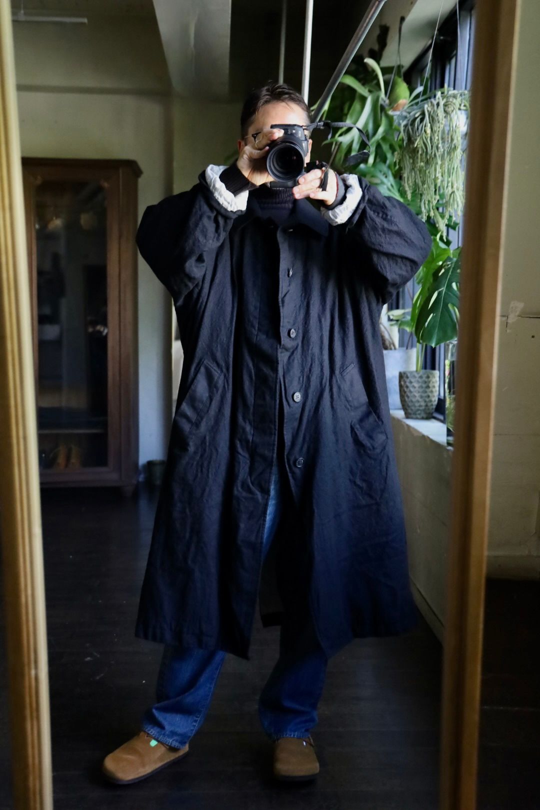 COMME des GARCONS HOMME ウールサージ縮絨コートスタイル2024.10.10