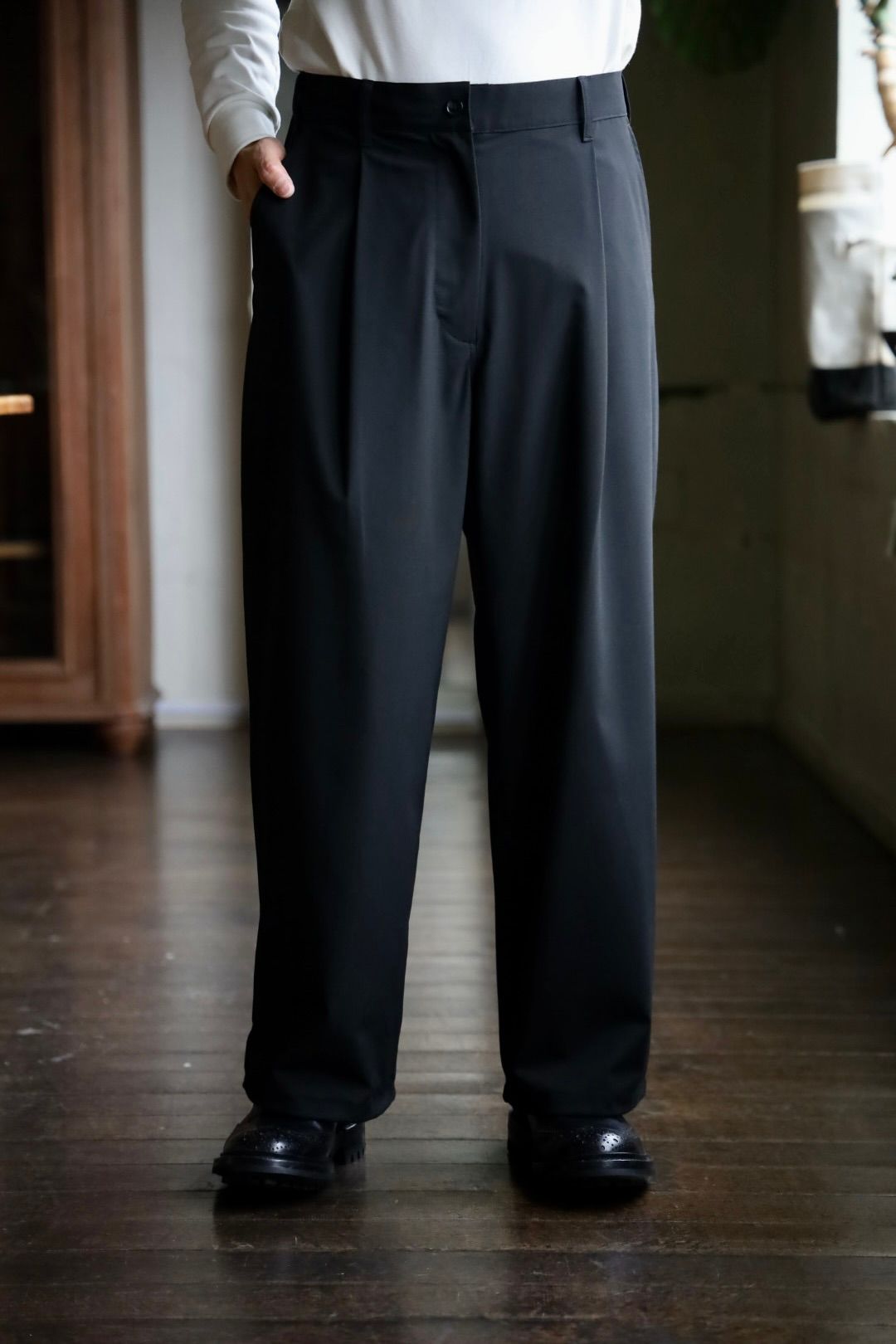 FreshService - フレッシュサービス WOOLY CLOTH WIDE TROUSERS(FSC261
