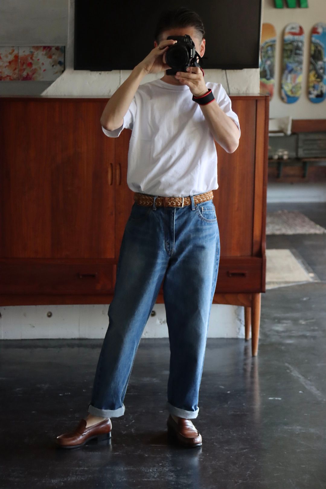 CIOTAワイドテーパードデニムstyle.2021.8.31. | 1885 | MARK