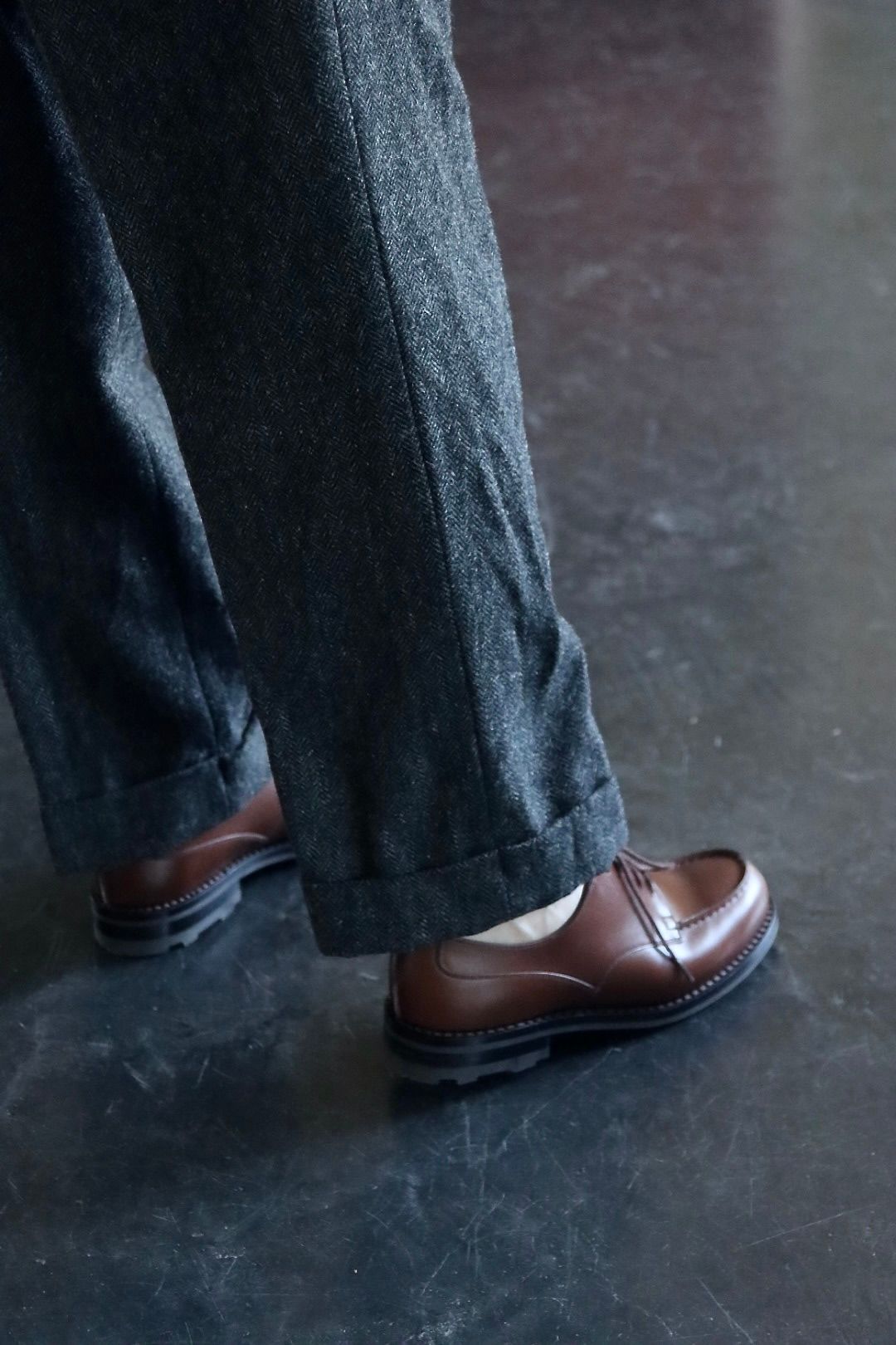 A.PRESSE - アプレッセ Tweed Two Tack Trousers(22AAP-04-11H