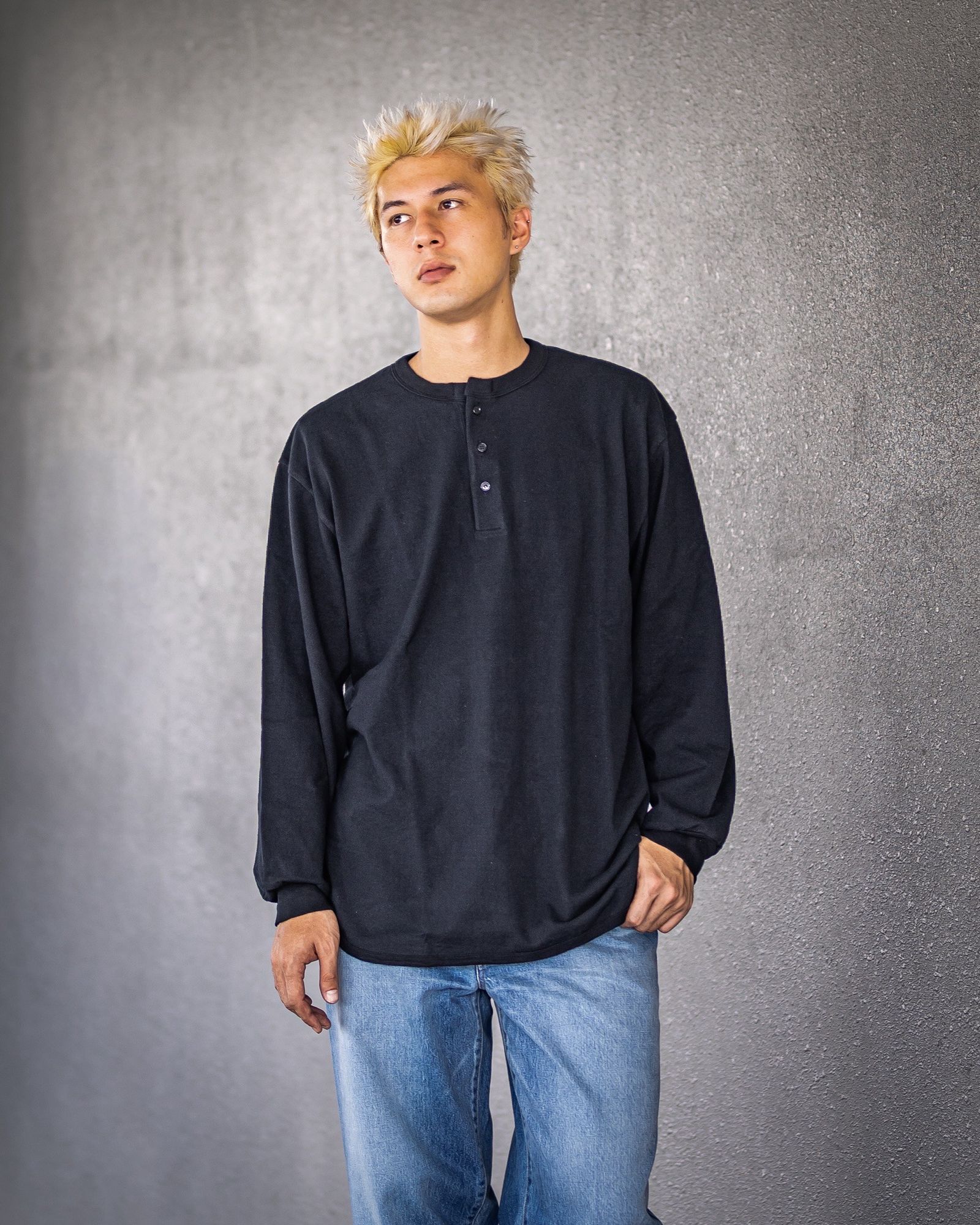 blurhms - blurhmsブラームス Co/Silk Nep Baseball Henry