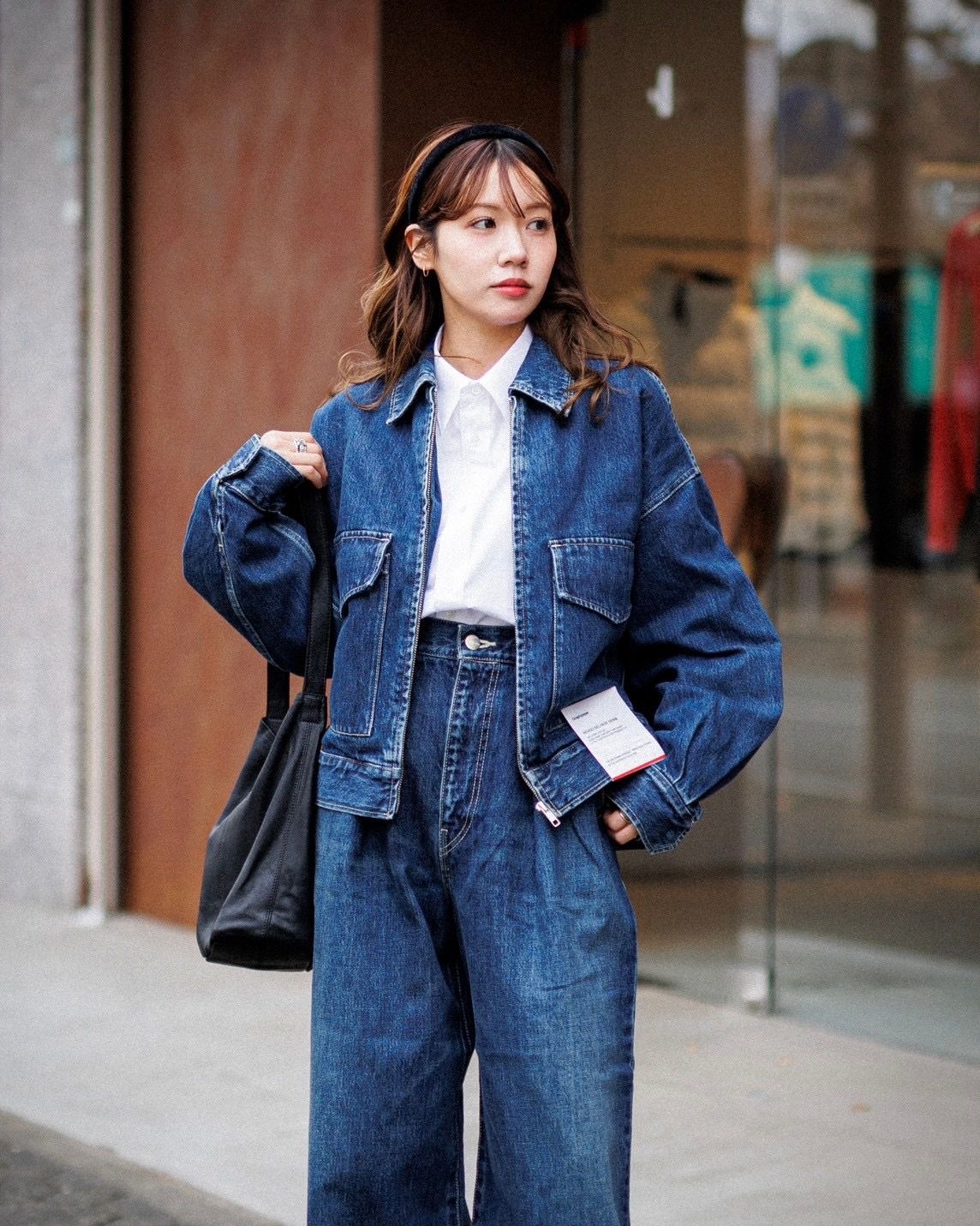 Graphpaper - Graphpaper 25AW Women's Selvage Denim Zip Jacket