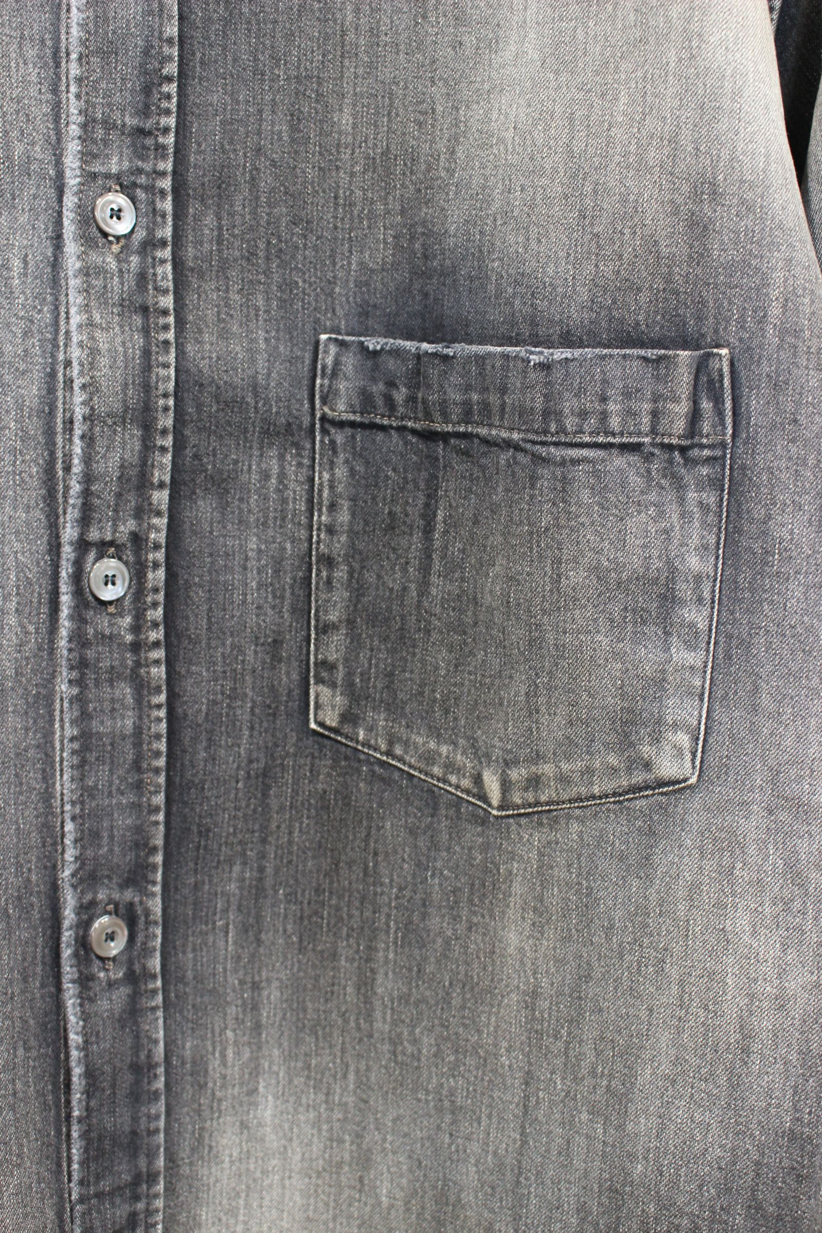 ANCELLM - DRESS DENIM SHIRT | BLACK | シャツ | NapsNote