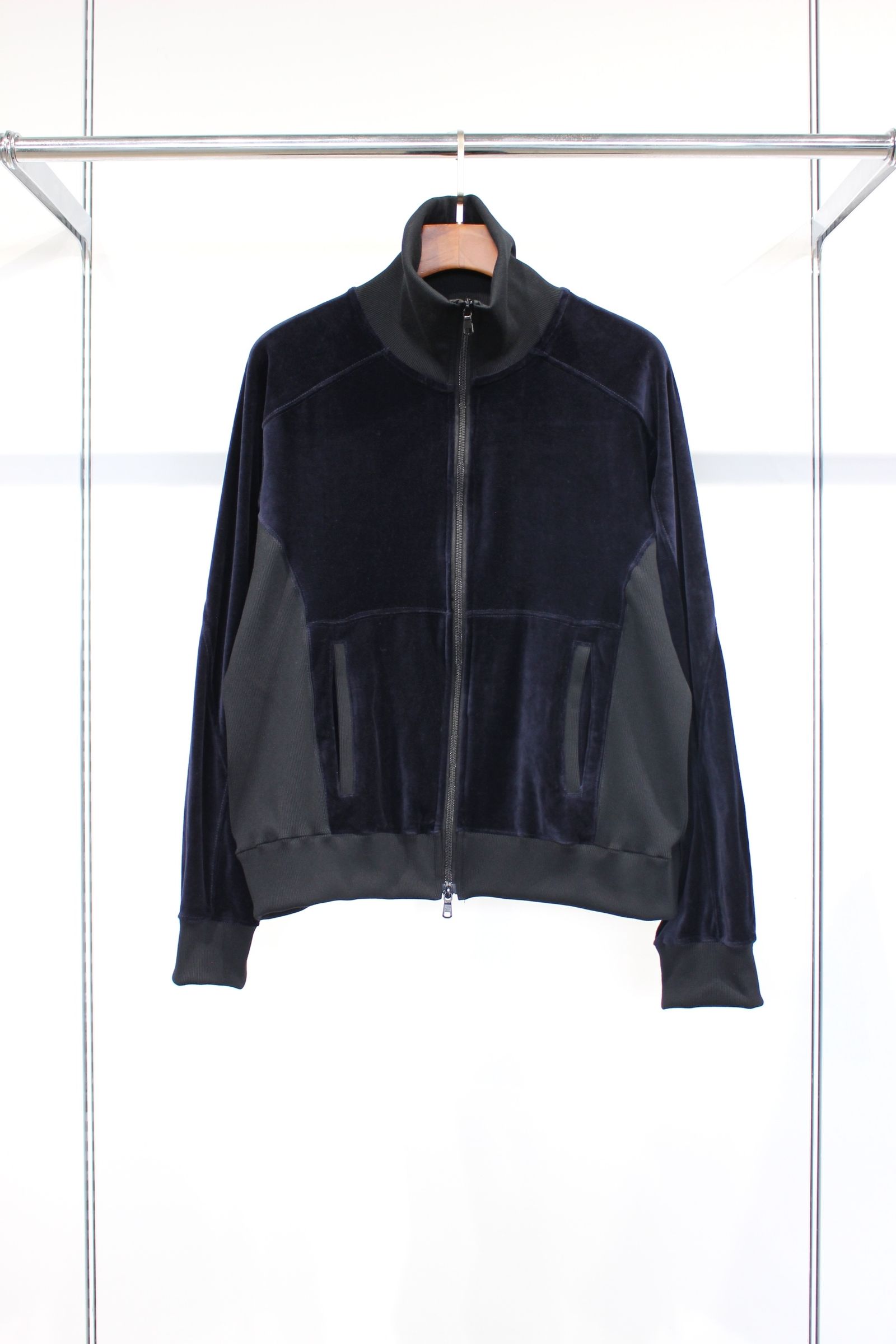 ANCELLM - VELOUR SWITCHING JACKET | NAVY | ジャケット | NapsNote