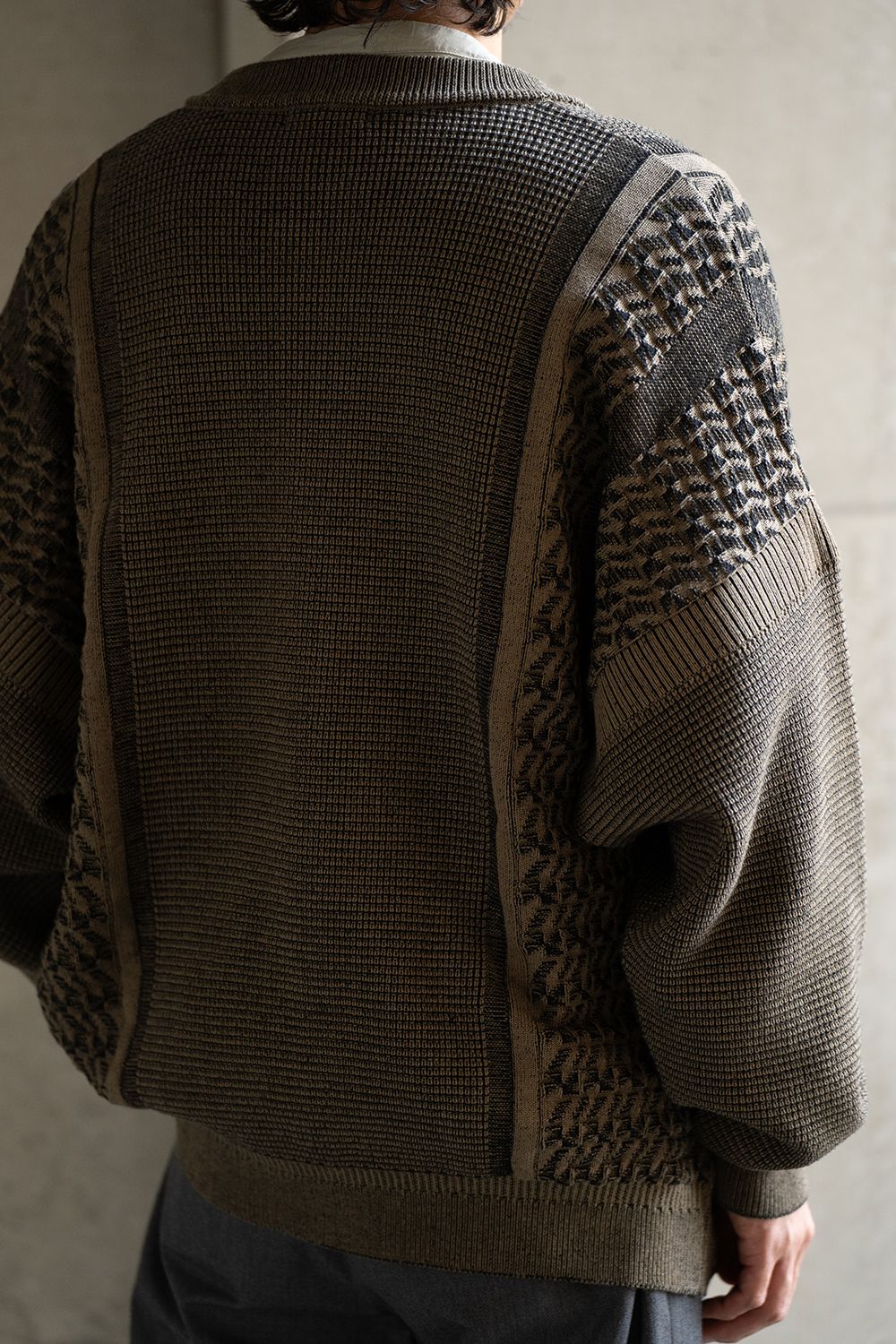 YASHIKI - 【ラスト1点】【24AW】Tasogare Cardigan(KHAKI) | Salty