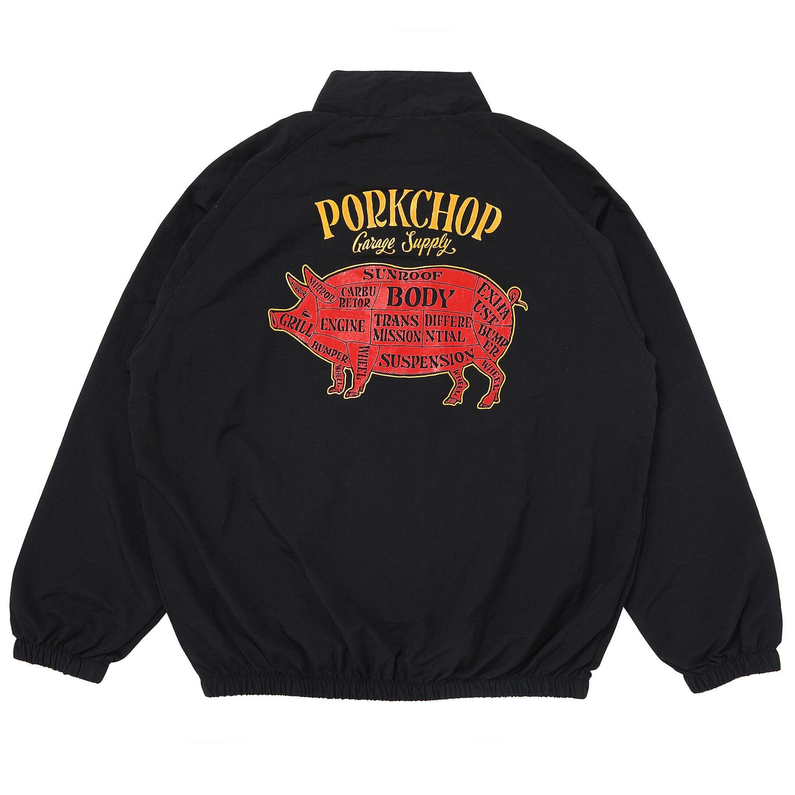 PORKCHOP - PORK BACK NYLON JKT / NAVY / ナイロンジャケット