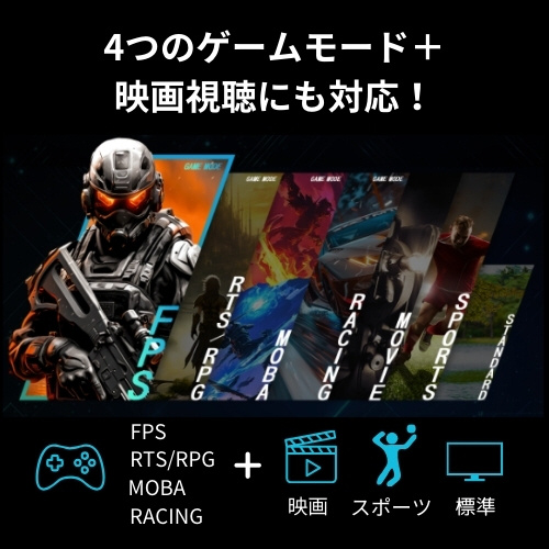 RM-G245N ゲーミングモニター ［23.8型 /フルHD(1920×1080) /ワイド