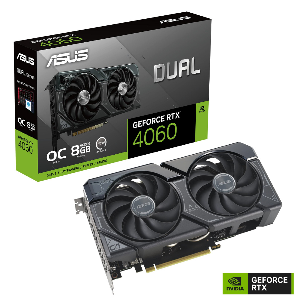 グラフィックボード Dual GeForce RTX 4060 OC Edition 8GB GDDR6 DUAL