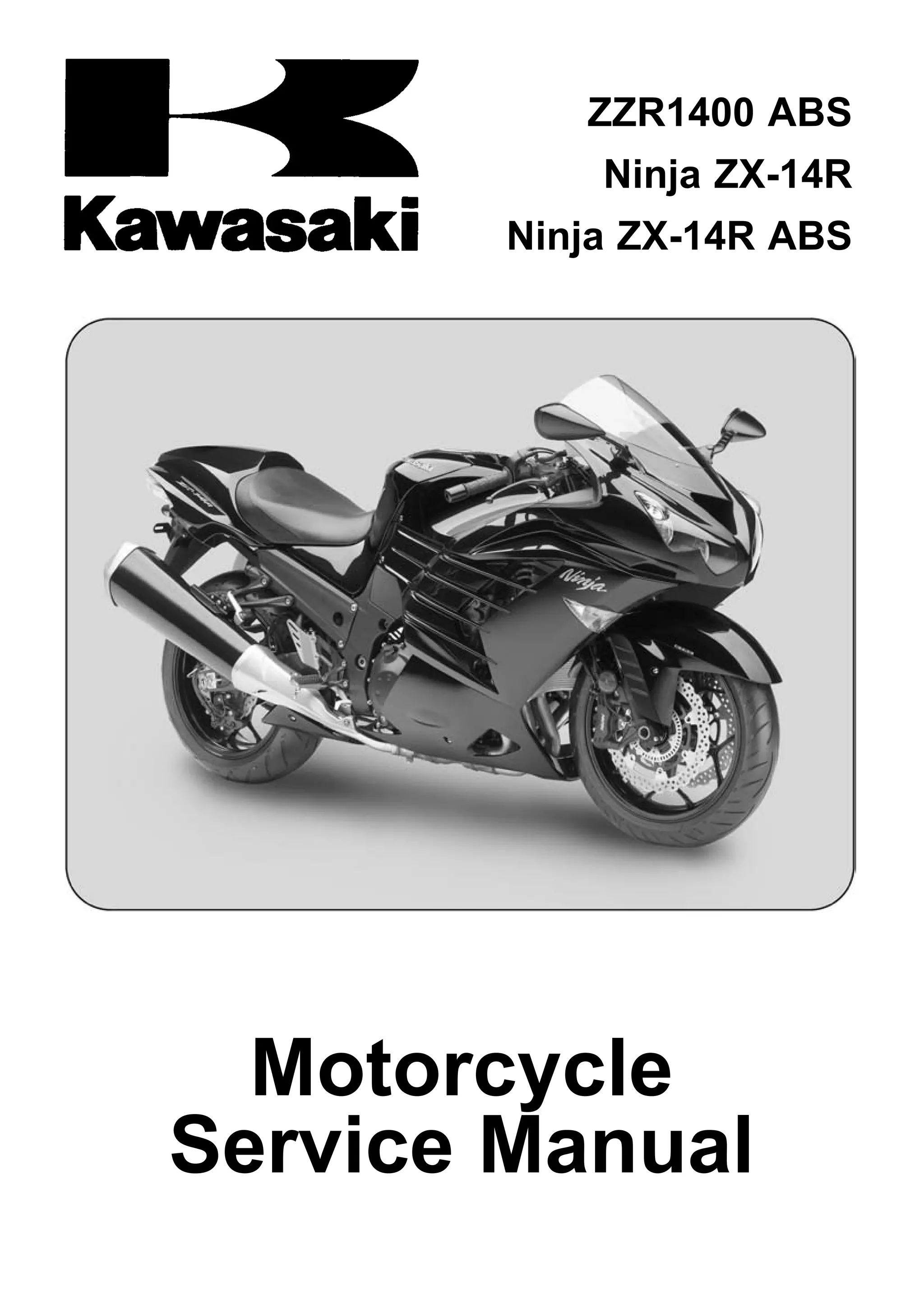 2013 kawasaki zx1400 fd service repair manual | PDF