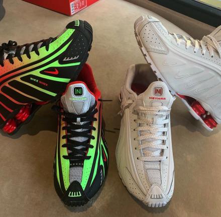 国内5月30日発売予定】ネイマール × ナイキ ショックス R4 全2色