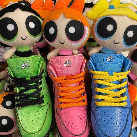 国内12月14日/15日発売予定】 パワーパフガールズ × ナイキ SB ダンク