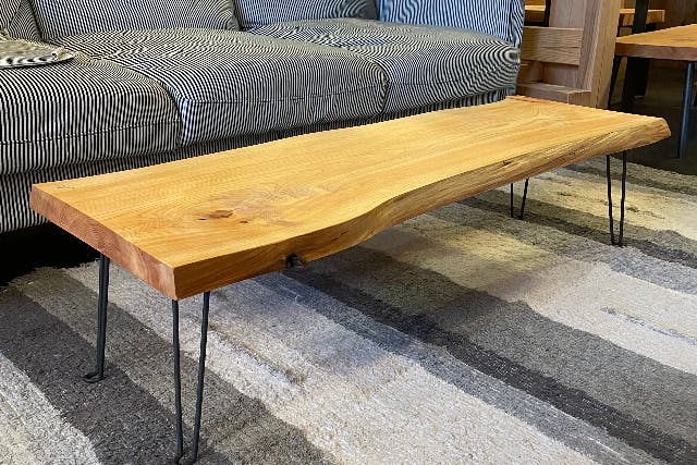 三重・四日市・手作り家具】三重県産のヒノキを使った折り畳み式のロー