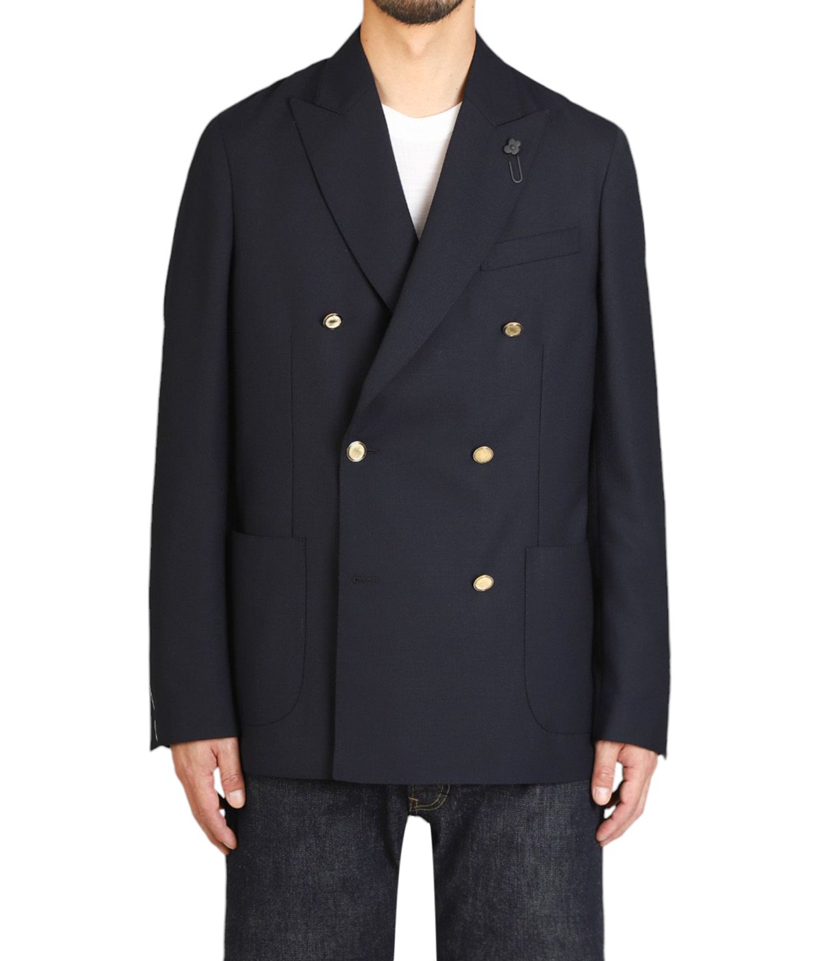 DOUBLE BLAZER HOPSACK | LARDINI(ラルディーニ) / アウター スーツ