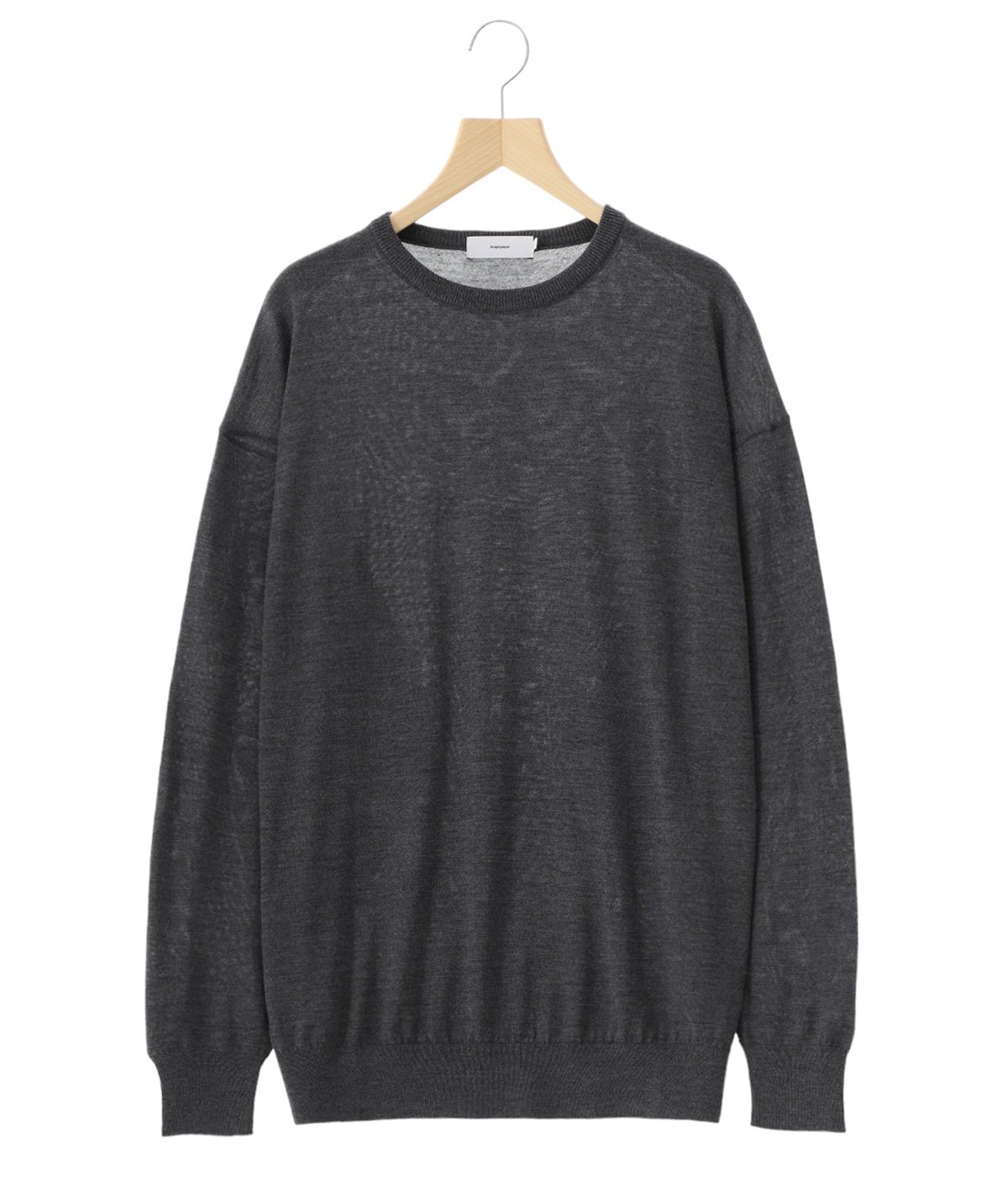 High Gauge L/S Crew Neck Knit | Graphpaper(グラフペーパー