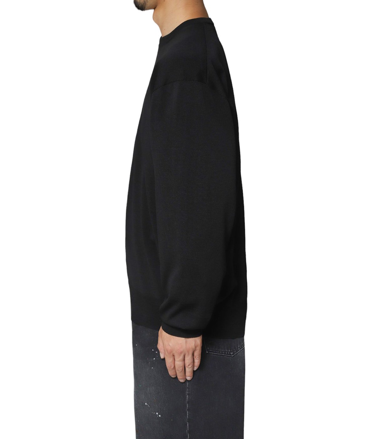 WOOL SILK KNIT CREW NECK LS | ssstein(シュタイン) / トップス