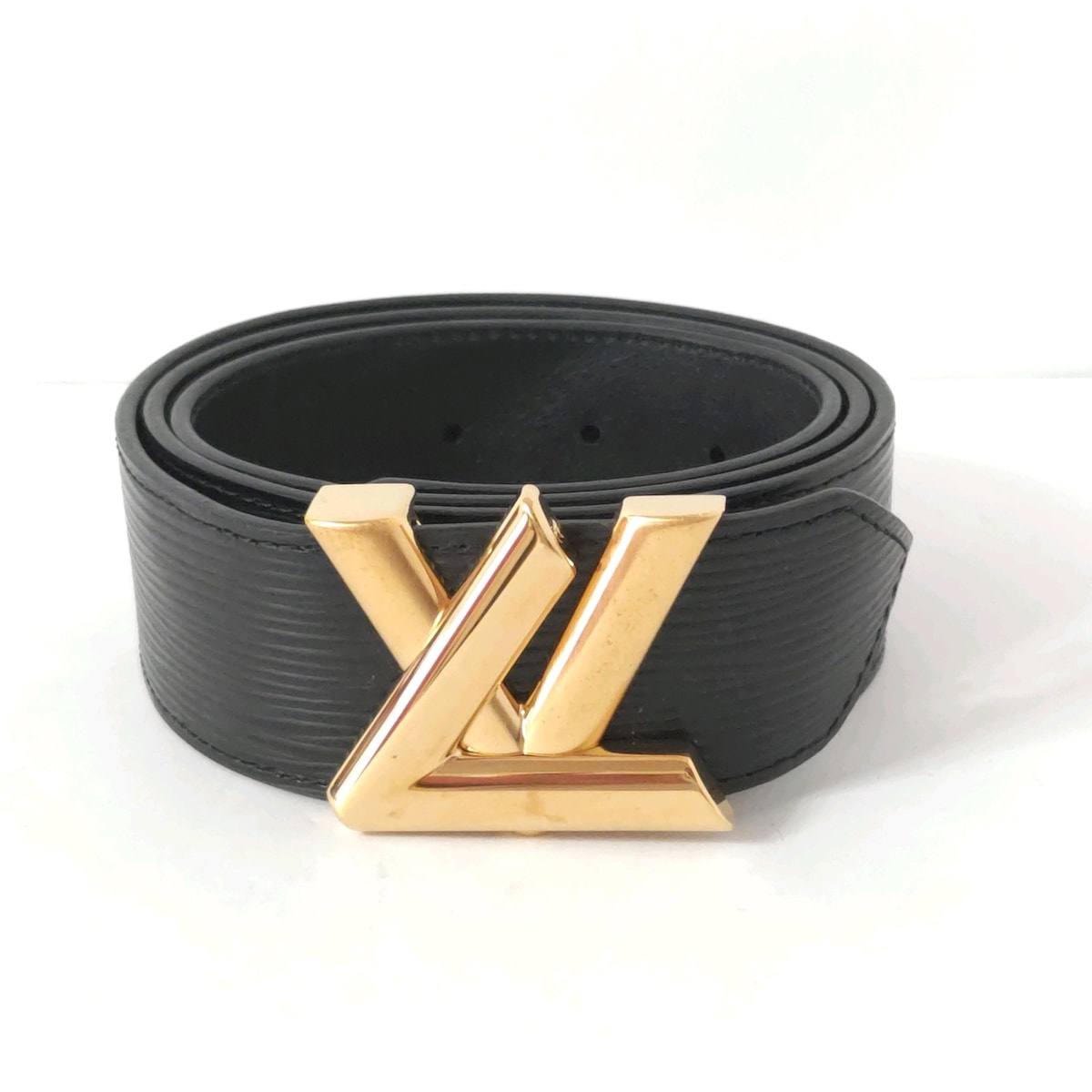 ルイヴィトン/ベルト/黒×ゴールド/サイズ：90/36 の買取実績【ブラン