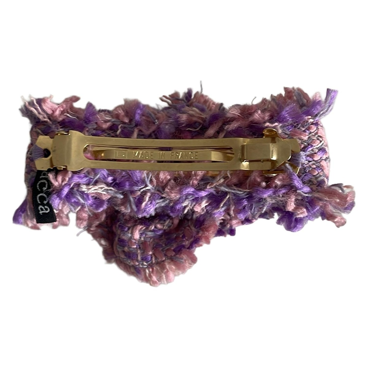 新品箱入】acca バレッタ クリップ ベリーバレッタ ピン 紫 新品箱入