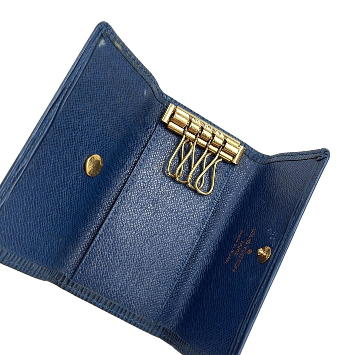 ルイヴィトン キーケース エピ ミュルティクレ4 M63825 トレドブルー