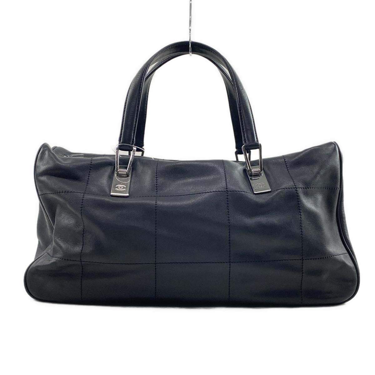 シャネル/ボストンバッグ/チョコバー/黒/レザーの買取実績【ブランディア】