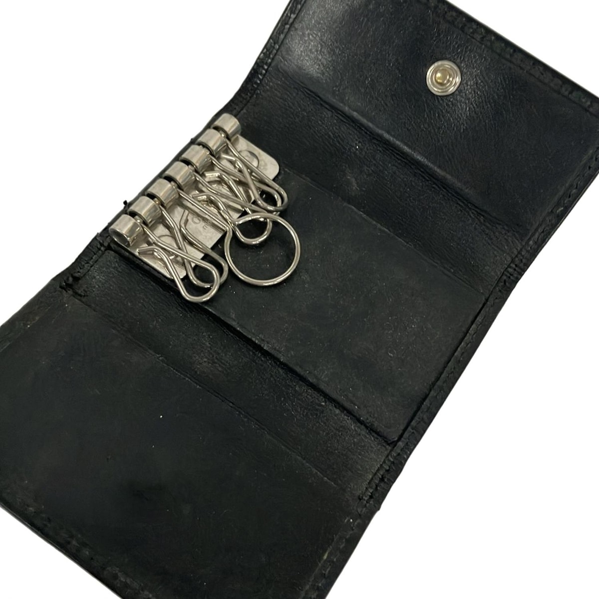 GUCCI(グッチ) キーケース GG柄 212111 黒 6連フック（19311292）中古