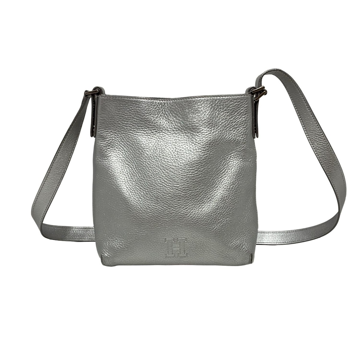 HIROFU(ヒロフ) ショルダーバッグ - シルバー 斜めがけ レザー