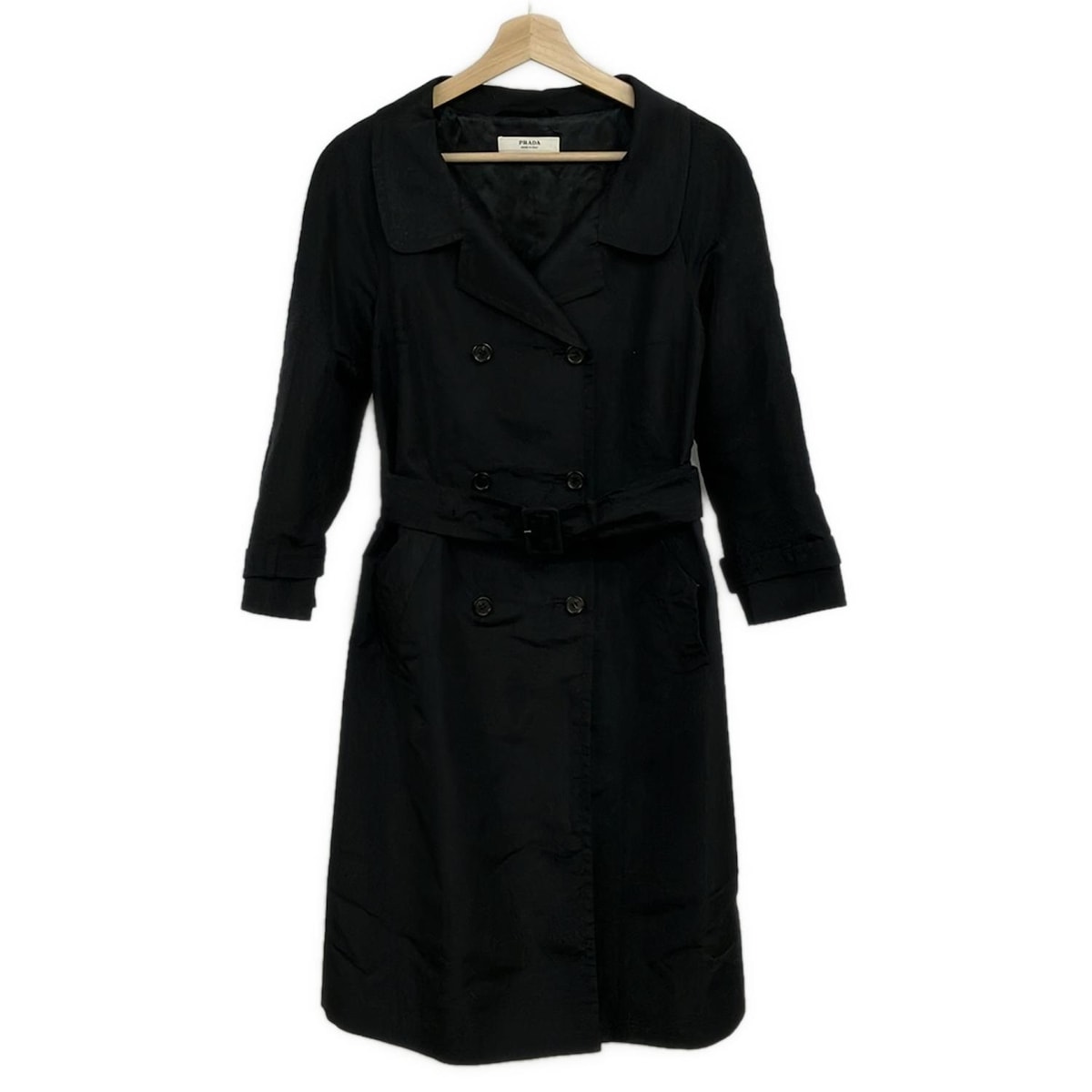 PRADA(プラダ) トレンチコート サイズ38 S レディース - 黒（19272707