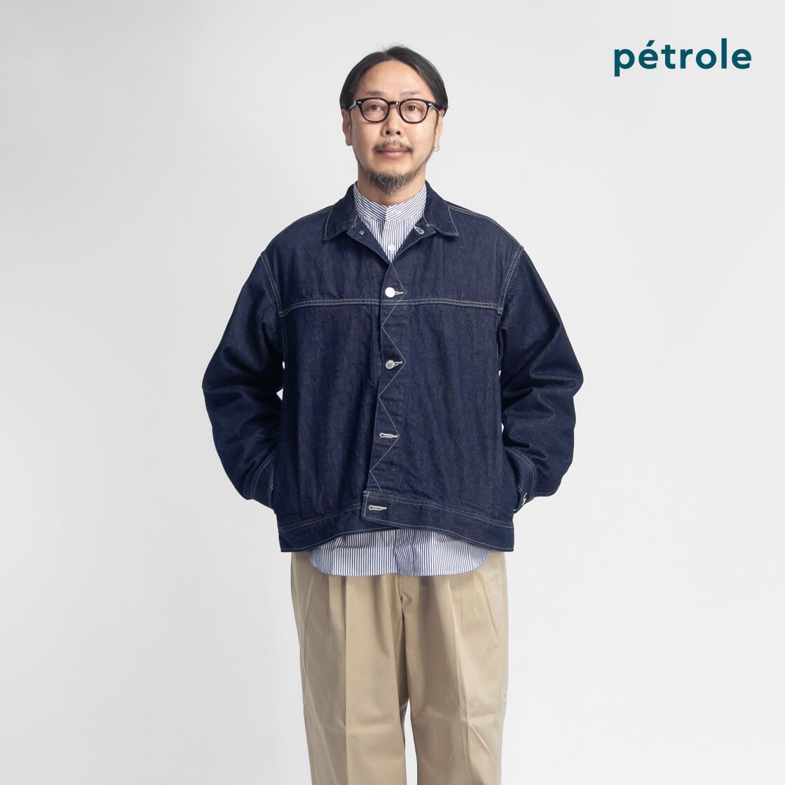 FOB FACTORY FOBファクトリー GL3セルビッチデニム プルオーバーデニム