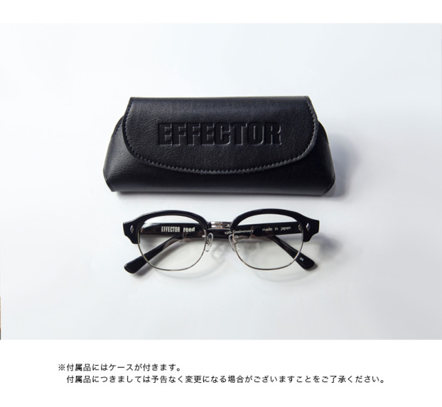 EFFECTOR エフェクター reed リード サーモント ブロウ メガネ 伊達 度付き