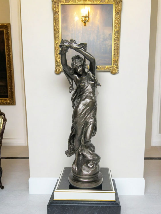 ブロンズ 女性像 H82cm 銅像 存在感のある ヴィーナス