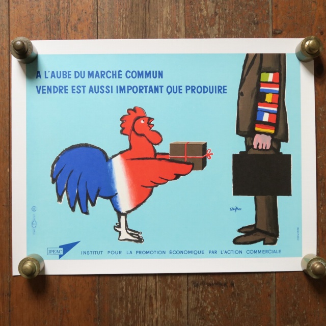 サヴィニャック フランス貿易経済振興会 ヴィンテージポスター