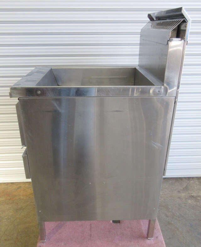 マルゼン 1槽ガスフライヤー MGF-18K 18L W430×D600×H800 都市ガス