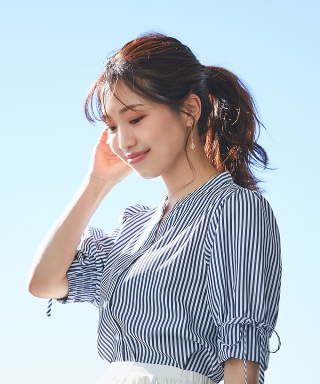 ストライプスキッパーシャツ