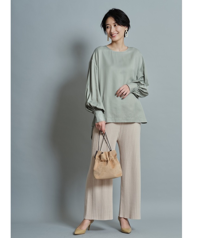 リブニットパンツ《一部店舗のみ入荷》