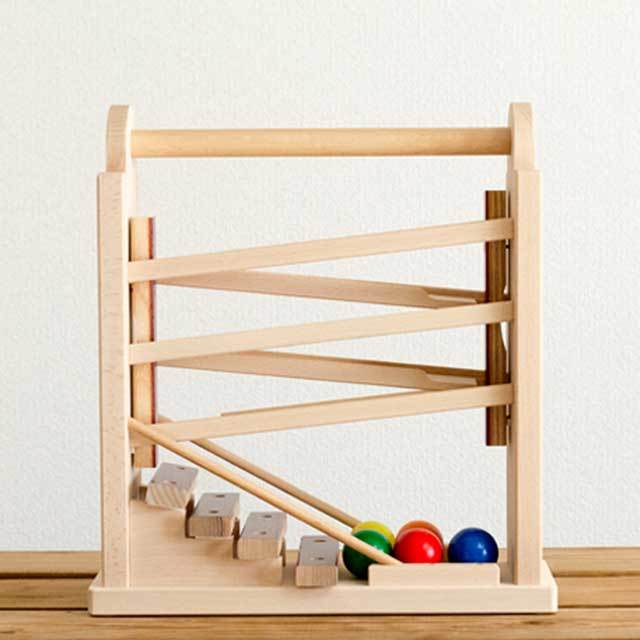 木製スロープ コロコロシロホン KOIDE【送料無料】｜木のおもちゃ専門