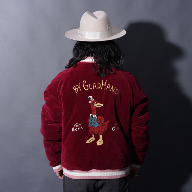 BYGH5304 /「TEXAS - SOUVENIR JACKET / BURGUNDY×SAX」スーベニア
