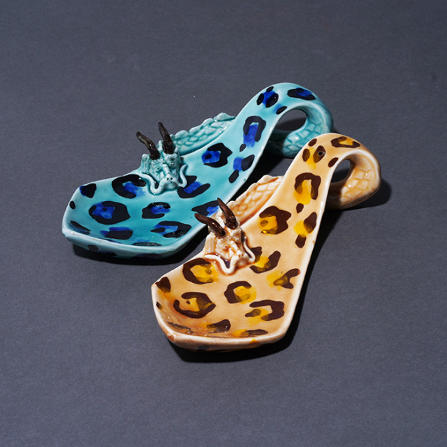 BLACKBOOTS CERAMICS×AMERICAN WANNABE /「LEOPARD DRAGON TIE INCENSE