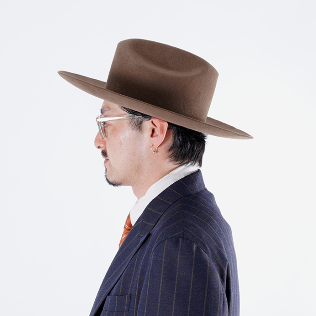 LIMITED ITEM】THE H.W.DOG&CO×AMERICAN WANNABE「WESTERN HAT / OLIVE