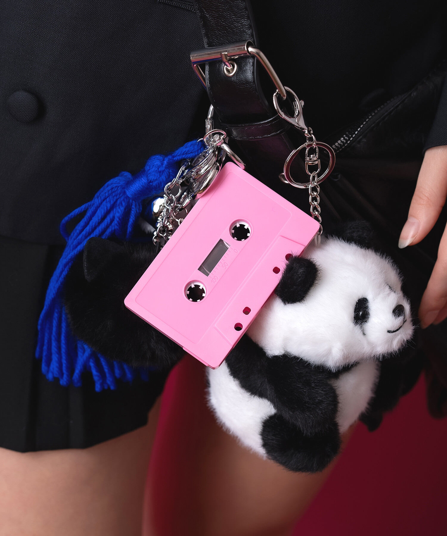 カセットテープカラビナキーホルダー / メンズ レディース ユニ