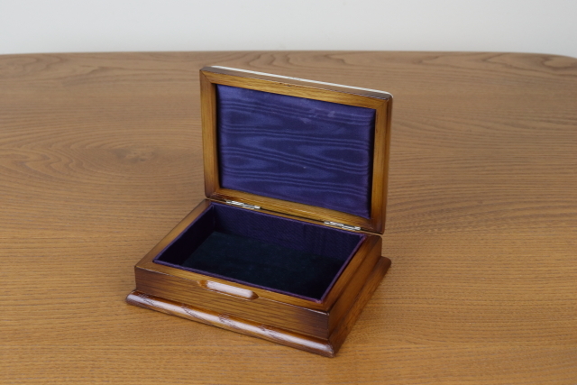 イギリス アンティーク ジュエリーボックス 天使 スターリングシルバー