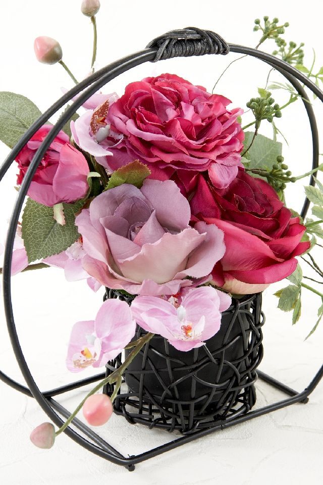 アーティフィシャルフラワー・造花 和モダン・和風アレンジメント