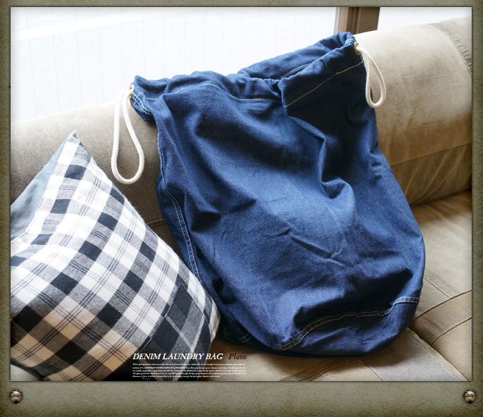 USタイプ M37 デニムランドリーバッグ 「ステンシルM」NEW