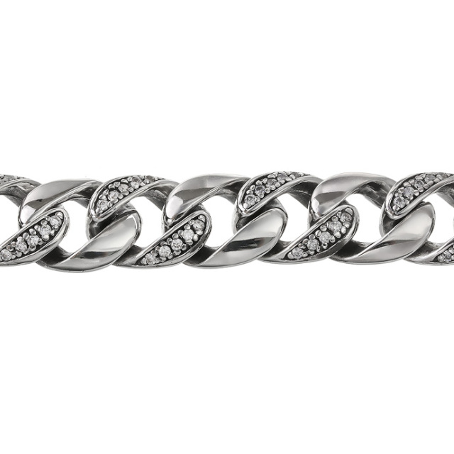 ジルコニアクラウンクラシックブレスレット｜シルバー925｜ラッピング無料