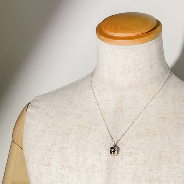 キャップ スマイル ペンダント ≪2mmアズキチェーン割引セット