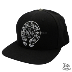 クロムハーツベースボールキャップホースシュー＆クロスブラック